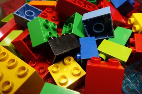 LEGOs assorted colors, sizes