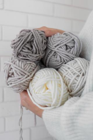 skeins of yarn