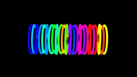 Neon bracelets in a variety of colors