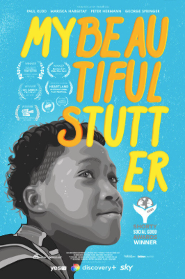 DVD cover: Side view of child looking up, on a blue background