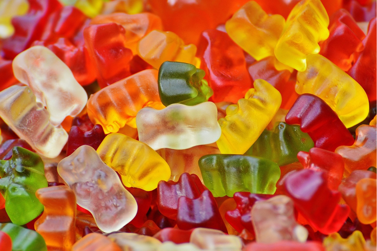 assorted gummy candy